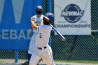 Baseball vs Babson NEWMAC Finals  Wheaton College vs Babson College play in the NEWMAC baseball championship finals. - (Photo by Keith Nordstrom) : Wheaton, baseball, NEWMAC, Babson